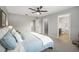 Main bedroom with en-suite bathroom and walk-in closet at 2663 River Landing Dr, Sanford, FL 32771