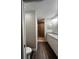 Bathroom with double vanity, granite countertop, and large shower at 12202 Se 87Th Ct, Belleview, FL 34420