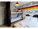 bedroom with full-size bed and bunk bed, featuring a Disney theme at 6047 Broad Oak Dr, Davenport, FL 33837