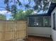 Wooden gate leading to backyard at 1639 Silver Star Rd, Orlando, FL 32804