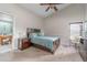 Primary bedroom with ensuite bathroom access and ample closet space at 1013 Nin St, Orlando, FL 32835