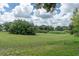 Open green space with lush landscaping and a pond in the distance at 1013 Nin St, Orlando, FL 32835
