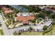 Aerial view of community amenities, including pool and parking at 4527 Alberto Cir, Kissimmee, FL 34746
