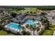 Community pool area with water slide and lounge areas at 2132 Antilles Club Dr, Kissimmee, FL 34747