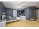 Spacious bedroom with hardwood floors and ceiling fan at 2531 Lyndscape St, Orlando, FL 32833