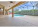 Relaxing pool area with screened enclosure at 2780 Running Springs Loop, Oviedo, FL 32765