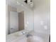 Bathroom with large mirror, double vanity, and modern fixtures at 6809 Ambassador Dr, Orlando, FL 32818