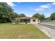 House with a large front yard and street view at 1404 E Alfred St, Tavares, FL 32778