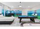 Game room with bunk beds, pool table, and air hockey at 1158 Drop Ln, Davenport, FL 33896