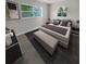Spacious bedroom with large windows and plush carpeting at 260 Pineview Dr, Oviedo, FL 32765