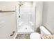 Updated bathroom with a large shower and modern fixtures at 888 Old Winter Haven Rd, Auburndale, FL 33823