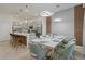 Modern kitchen with island and stainless steel appliances at 5936 High Seas Dr, Orlando, FL 32821