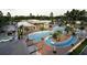 Community pool with a unique design and plenty of space at 5936 High Seas Dr, Orlando, FL 32821