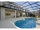 Large pool and spa with screened lanai at 5936 High Seas Dr, Orlando, FL 32821