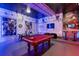 Star Wars themed game room with pool table and bar at 5936 High Seas Dr, Orlando, FL 32821