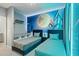 bedroom with twin beds and Spiderman theme at 5936 High Seas Dr, Orlando, FL 32821