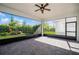 Spacious screened patio with paver stones and a view of the backyard at 4909 W Fountainwood Dr, St Cloud, FL 34772