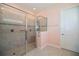 Large bathroom with a walk-in shower and tiled floors at 4909 W Fountainwood Dr, St Cloud, FL 34772
