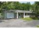 Newly renovated single-story house with a white garage door and a well-maintained lawn at 1406 S Hoagland Blvd, Kissimmee, FL 34746