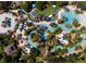 Aerial view of resort pool and surrounding landscape at 1535 Corolla Ct, Reunion, FL 34747