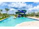 Community water park featuring a waterslide at 3150 Paradox Cir # 104, Kissimmee, FL 34746