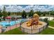 Community playground with water features nearby at 2606 Lodi Cir # 105, Kissimmee, FL 34746