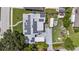 Aerial view of house with solar panels, boat, and large backyard at 2716 Ardsley Dr, Orlando, FL 32804