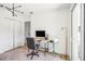 Bright home office features built-in closet and exterior access at 11130 Park Ave, Windermere, FL 34786
