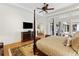 Spacious main bedroom with hardwood floors and private access at 11261 Macaw Ct, Windermere, FL 34786