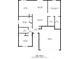 Floorplan displays a 1329 sq ft home with 3 bedrooms, 2 baths and garage at 656 Koala Ct, Kissimmee, FL 34759