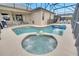 Relaxing pool and spa with screened enclosure at 511 Pineloch Dr, Haines City, FL 33844