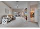 Comfortable living room with a sectional sofa and view of the backyard at 511 Pineloch Dr, Haines City, FL 33844