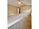 Comfortable bedroom with carpeted floors and ceiling fan at 122 Stone Gable Cir, Winter Springs, FL 32708