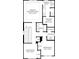 Second floor plan showing primary suite, two bedrooms, and laundry at 2480 Cedar Rose St, Apopka, FL 32712