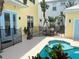 Private backyard oasis with pool, patio, and detached garage at 7762 Linkside Loop, Reunion, FL 34747