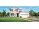 Two-story craftsman style home with a two car garage at 2651 Arbor Dune Ave, Apopka, FL 32712