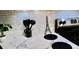 Kitchen counter with black and white decor and modern appliances at 1990 Erving Cir # 201, Ocoee, FL 34761