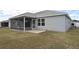 Single story home with screened lanai and spacious backyard at 11188 Hess Way, Oxford, FL 34484