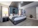 King-size bed, stormtrooper and Darth Vader wall art at 4837 Dedication St, Kissimmee, FL 34746
