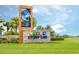 Storey Lake community entrance sign with landscaping at 4837 Dedication St, Kissimmee, FL 34746