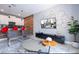 Open concept living space with modern decor and kitchen views at 4837 Dedication St, Kissimmee, FL 34746