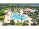 Resort-style community pool with multiple pools and water features at 4837 Dedication St, Kissimmee, FL 34746