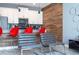 Modern kitchen with stainless steel appliances and wood accents at 4837 Dedication St, Kissimmee, FL 34746