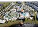 Aerial view of community featuring a large pool and amenities at 4837 Dedication St, Kissimmee, FL 34746