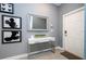 Bright entryway with console table and Mickey Mouse art at 4837 Dedication St, Kissimmee, FL 34746