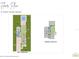 Two-story home floor plan with 2 bedrooms and a pool at 6 W Hazel St, Orlando, FL 32804