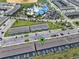 Aerial view showing home location in community with resort-style pool at 936 Paradise Dr, Davenport, FL 33897