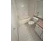 Clean bathroom with tub/shower combo and updated vanity at 5578 Metrowest Blvd # 107, Orlando, FL 32811