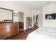 Spacious bedroom with hardwood floors and ensuite bathroom at 9011 Pinnacle Cir, Windermere, FL 34786