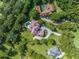 Bird's eye view of a luxurious estate home and pool area at 9011 Pinnacle Cir, Windermere, FL 34786